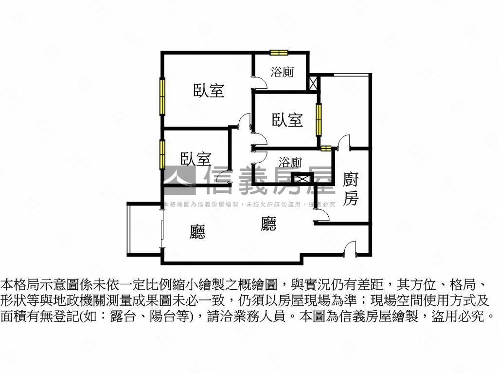 新案聯悦馨三房車位房屋室內格局與周邊環境