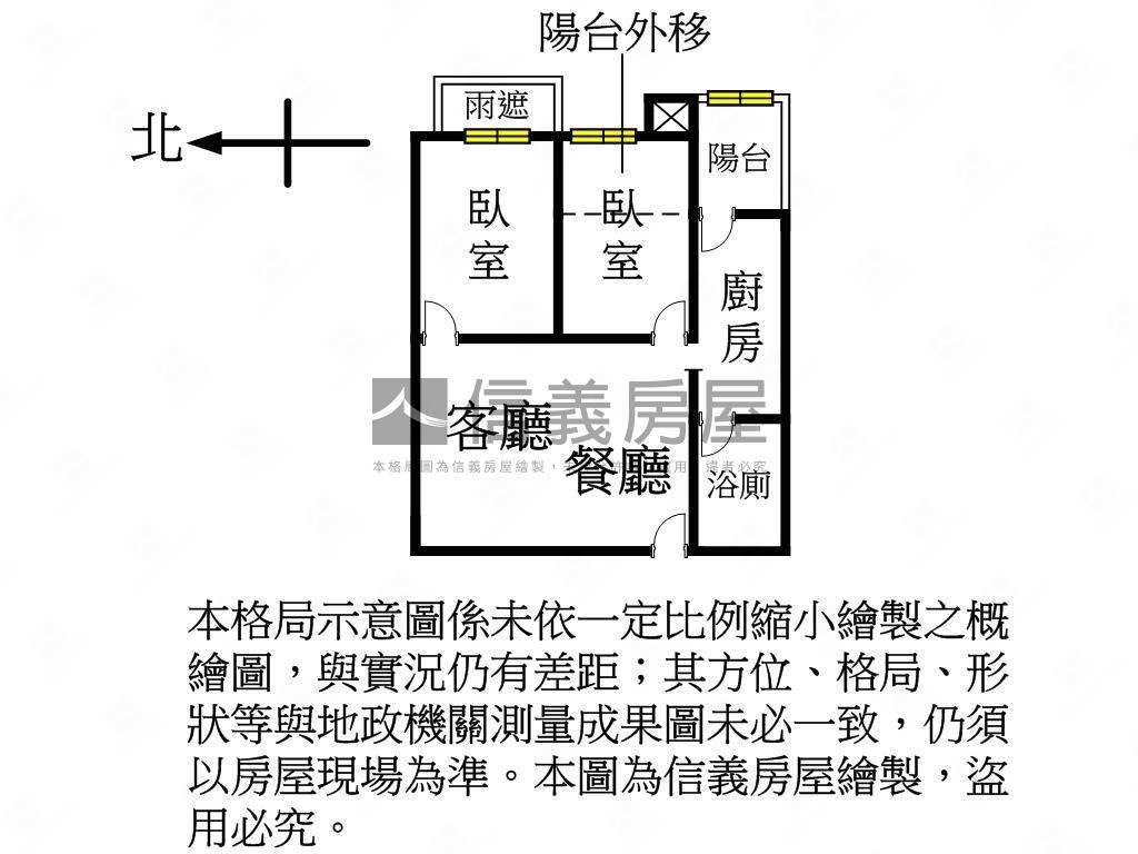 近中壢高中美２房房屋室內格局與周邊環境