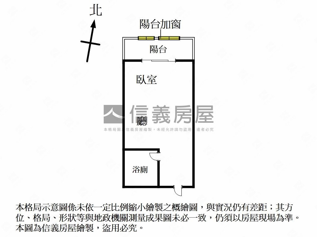 專任●綠園道套房有陽台房屋室內格局與周邊環境