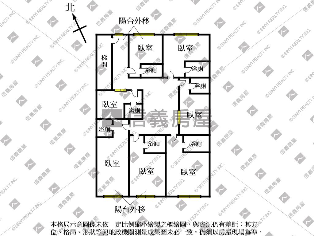 淡江大學福星七套房房屋室內格局與周邊環境