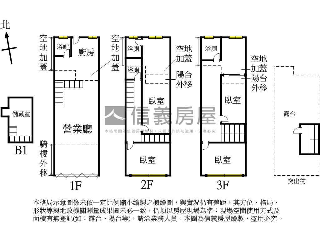正新生路臨路金透店房屋室內格局與周邊環境