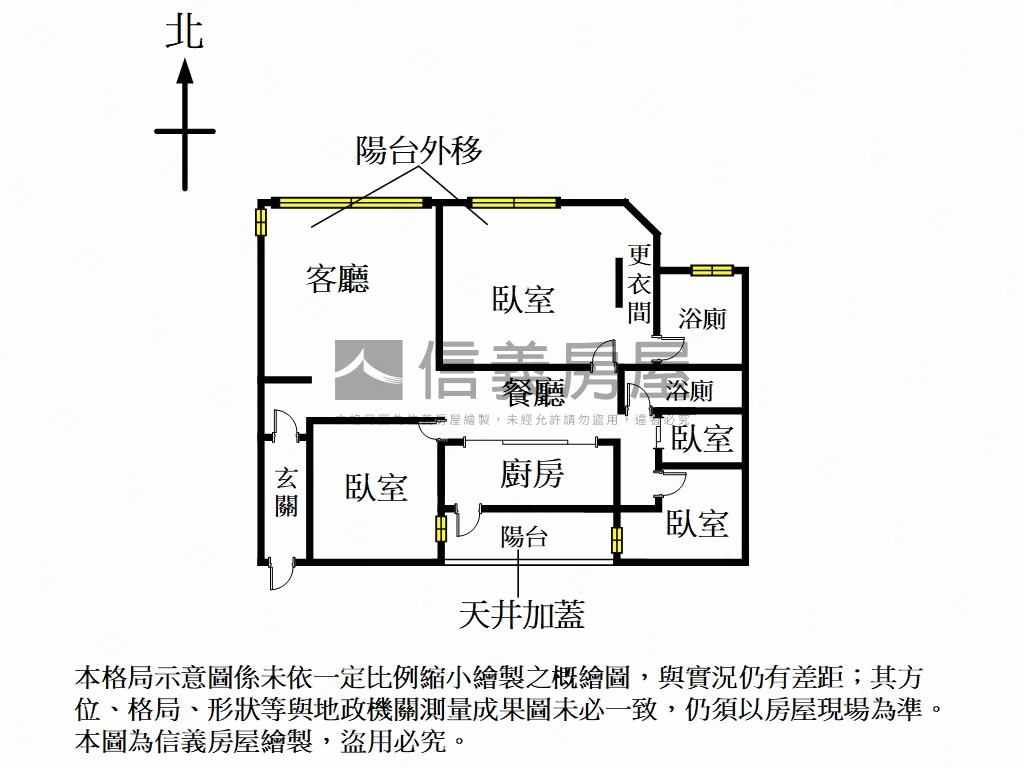 主推市府捷運大空間二樓房屋室內格局與周邊環境