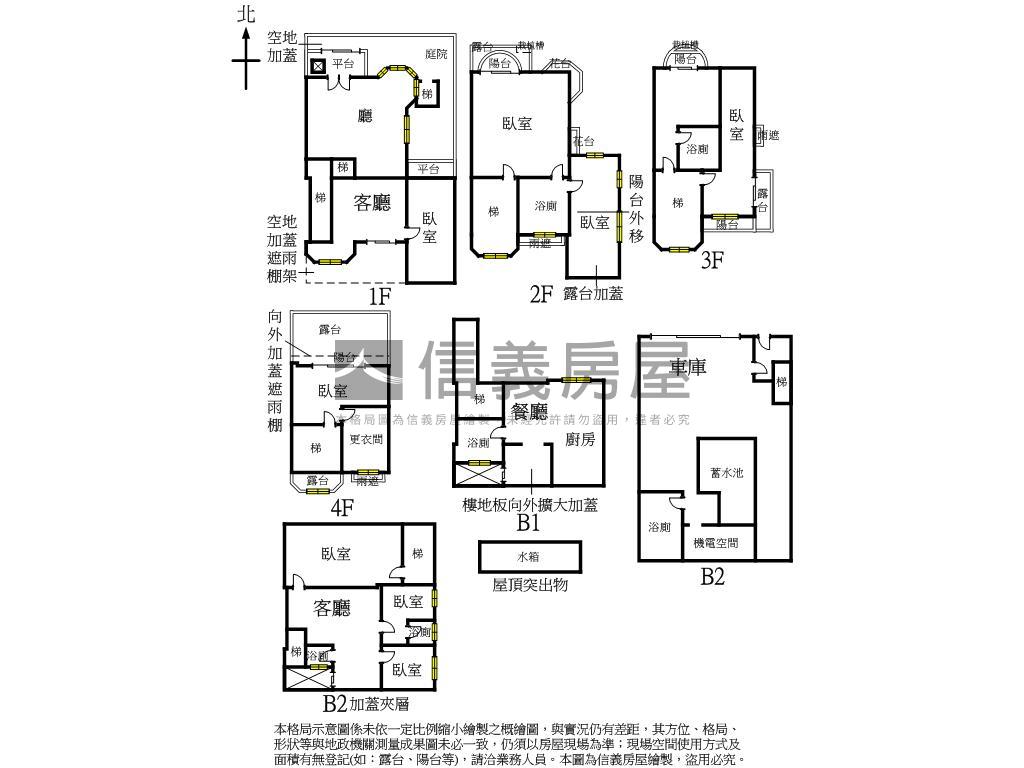 天母行義１７０獨棟別墅房屋室內格局與周邊環境