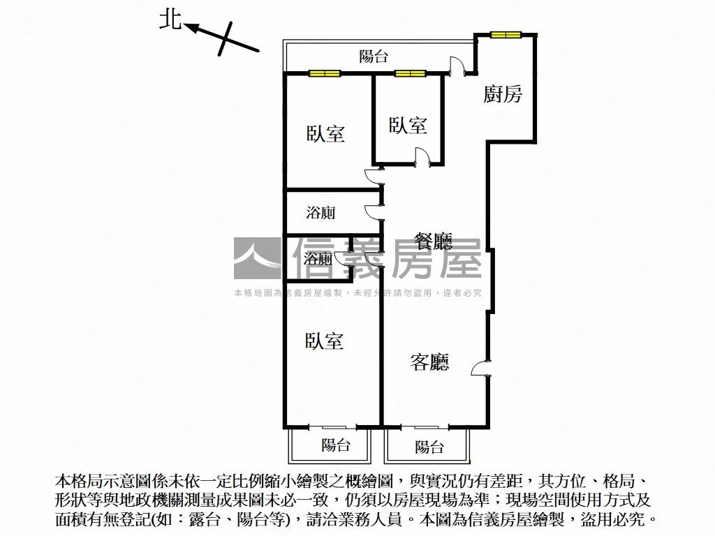 捷運芝山站．樹景三房車房屋室內格局與周邊環境