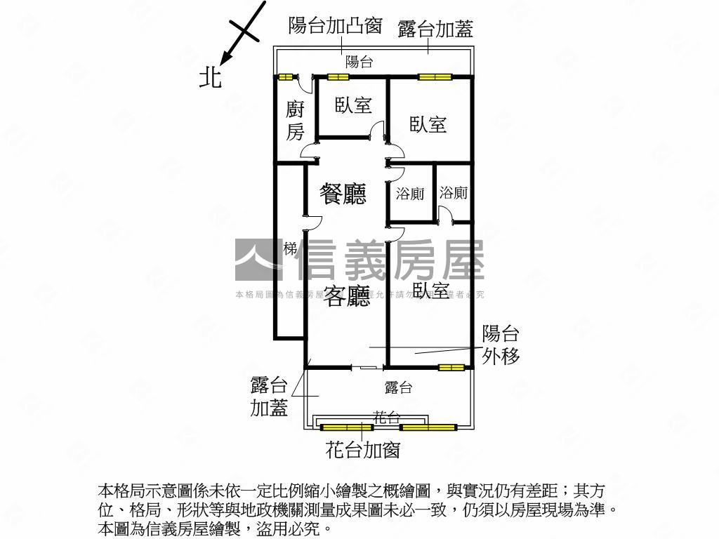 近捷運★德安芳鄰電梯三房房屋室內格局與周邊環境