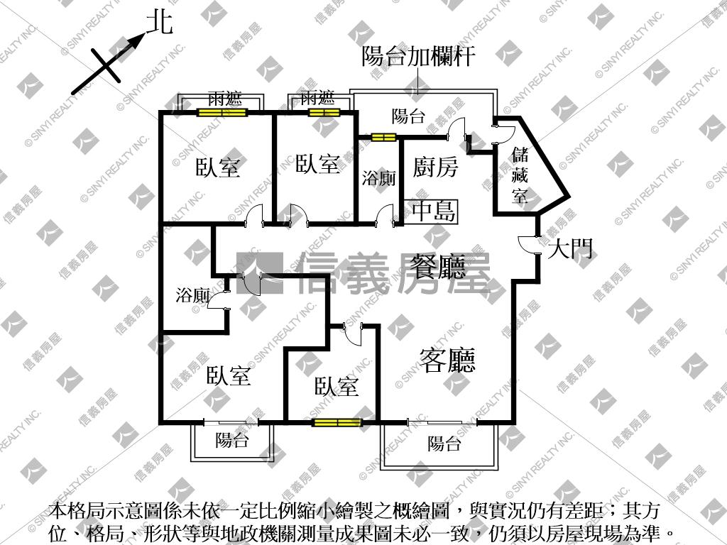 專任耀東方綠意四房雙車位房屋室內格局與周邊環境