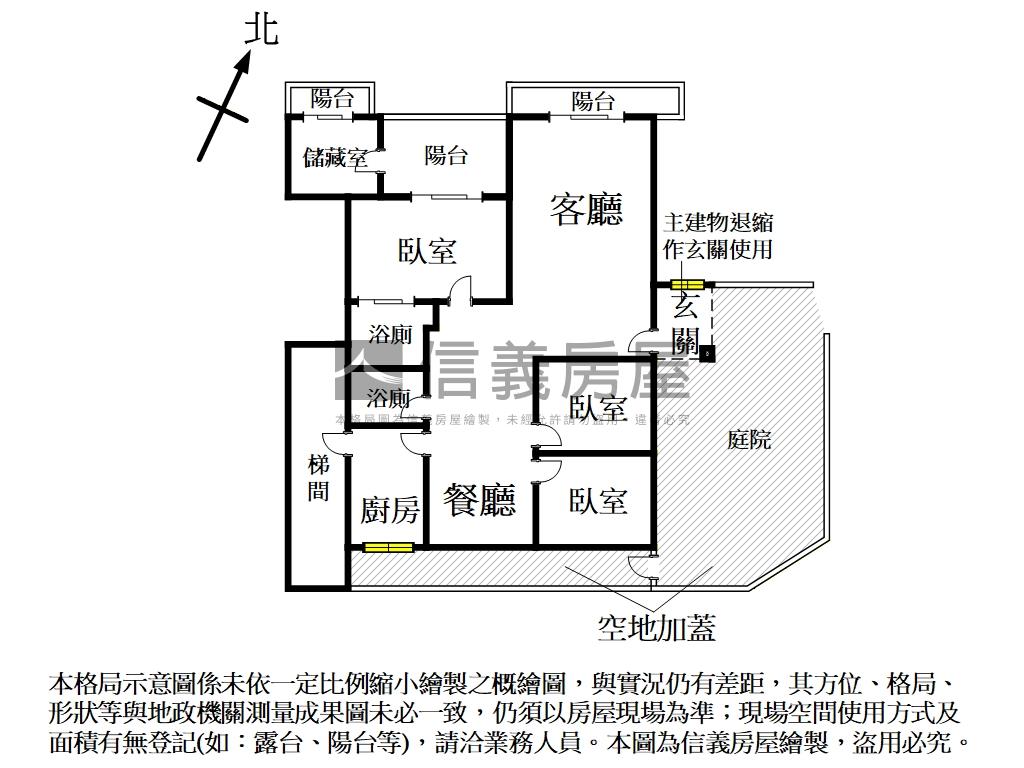 花園新城庭園美屋房屋室內格局與周邊環境