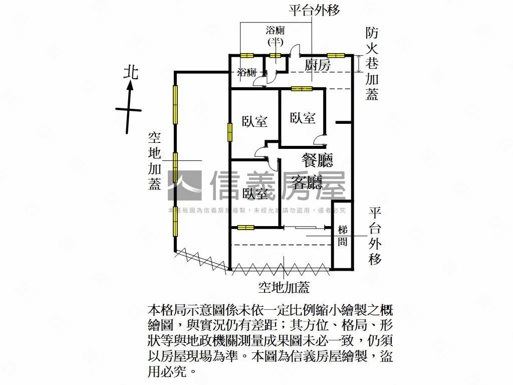 低總價文化街一樓三房公寓房屋室內格局與周邊環境