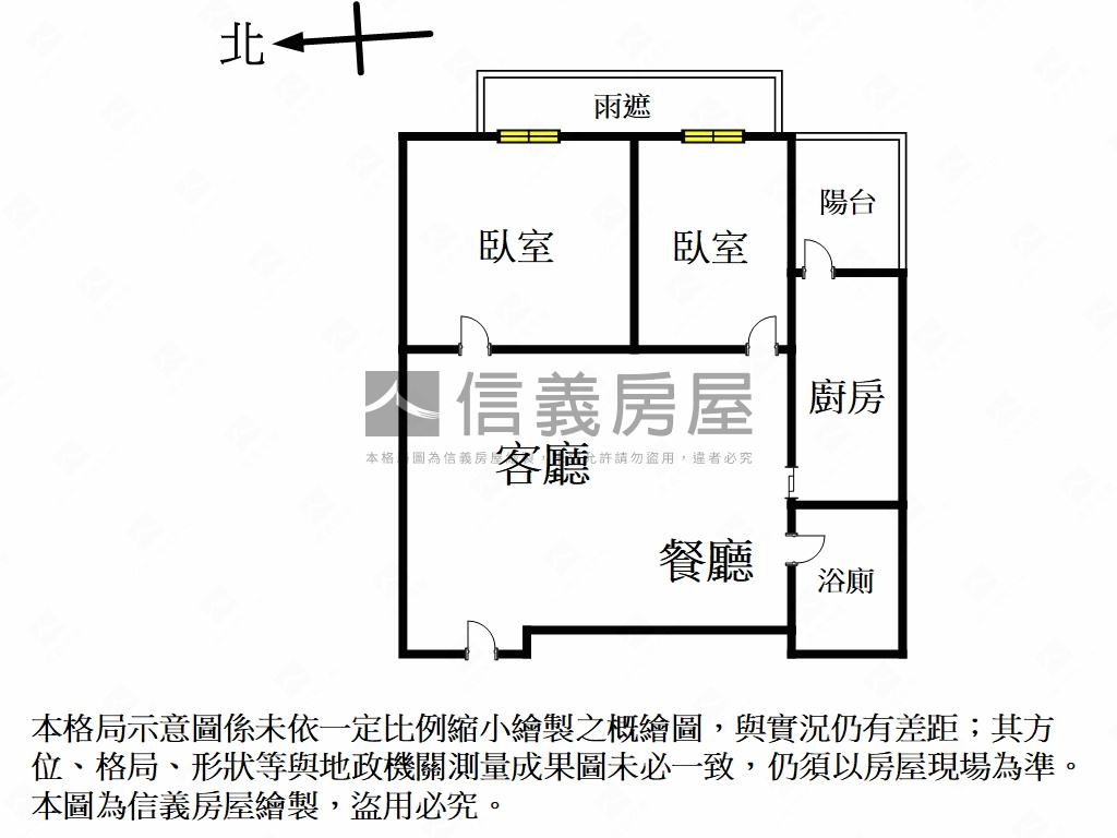 誠果禾樂景觀２房車位房屋室內格局與周邊環境