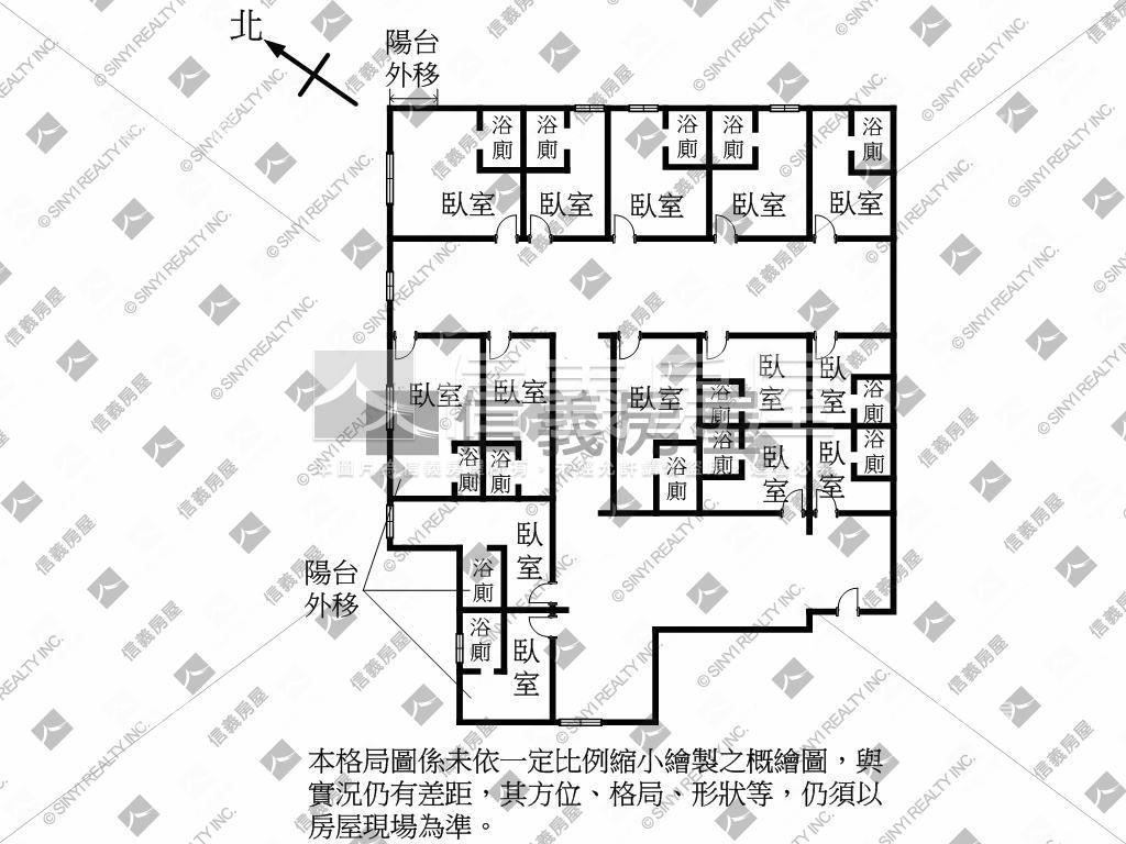 近台中車站１４套房屋室內格局與周邊環境