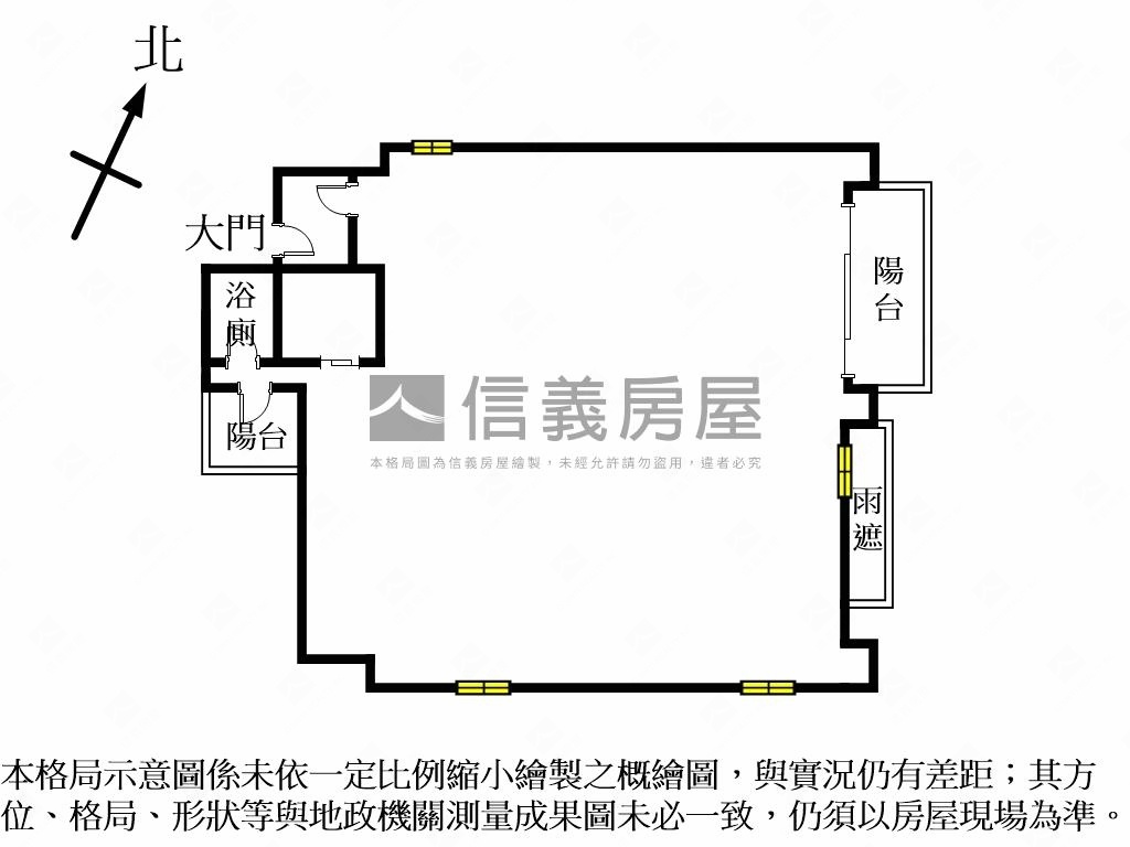 信義大悅至尊無上景觀房屋室內格局與周邊環境