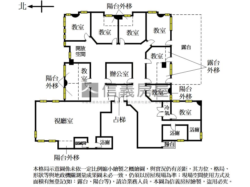 尖美商圈優質佰坪住辦房屋室內格局與周邊環境