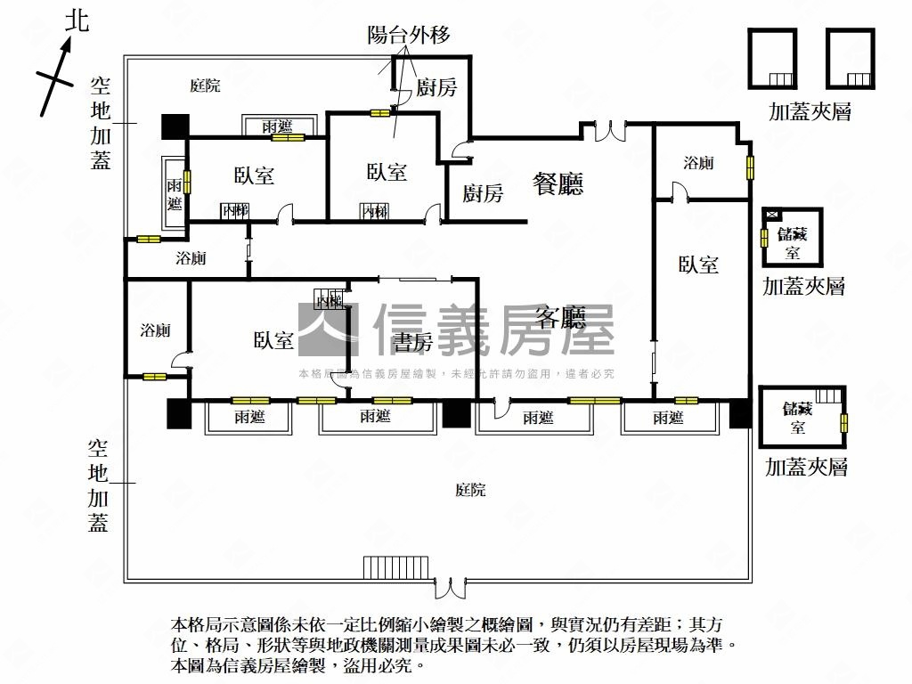 九昱十美挑高庭院豪邸房屋室內格局與周邊環境