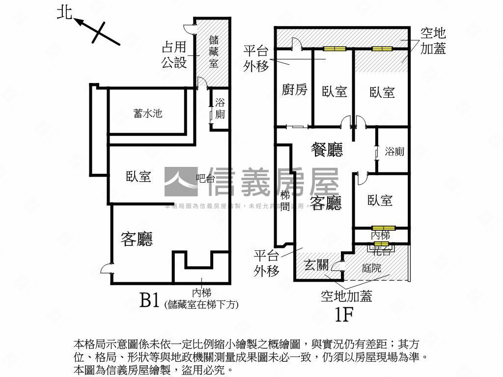 松仁低調日式庭院戶房屋室內格局與周邊環境