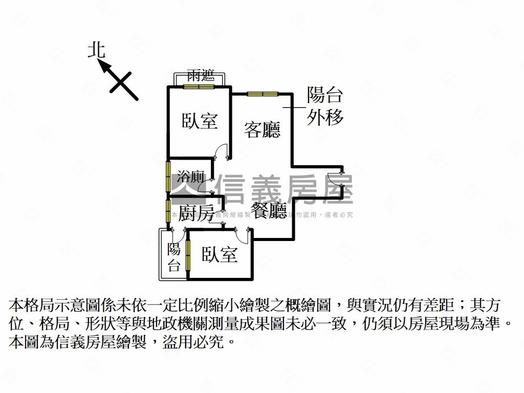 陽光｜公園精緻大兩房房屋室內格局與周邊環境