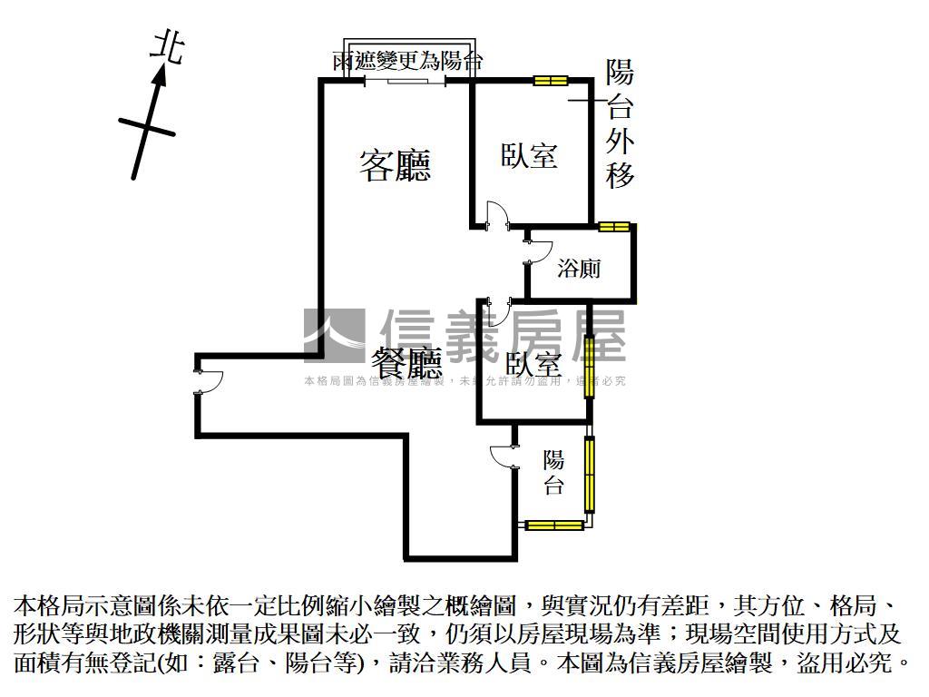 鴻築心天母景觀兩房車位房屋室內格局與周邊環境