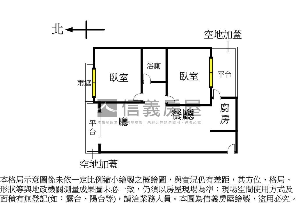近中科大挑高兩房平車房屋室內格局與周邊環境