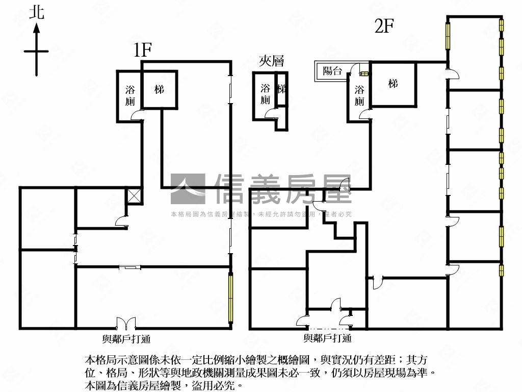 招財進寶雙層店面房屋室內格局與周邊環境