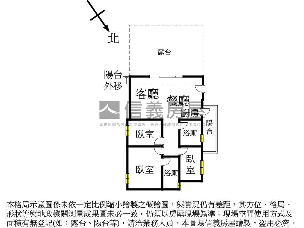 靓★近塗城商圈美三房平車房屋室內格局與周邊環境