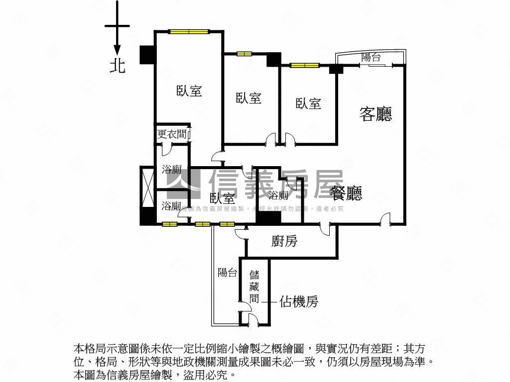 江陵春稀有四房房屋室內格局與周邊環境