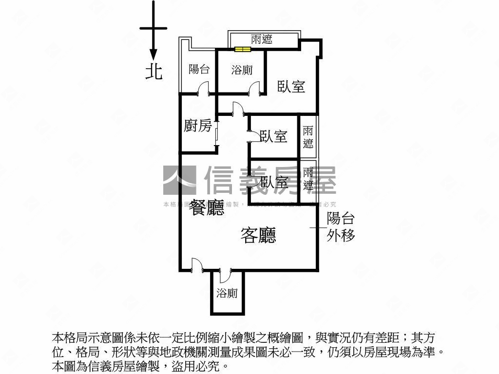 捷運台北橋站三房坡平車位房屋室內格局與周邊環境