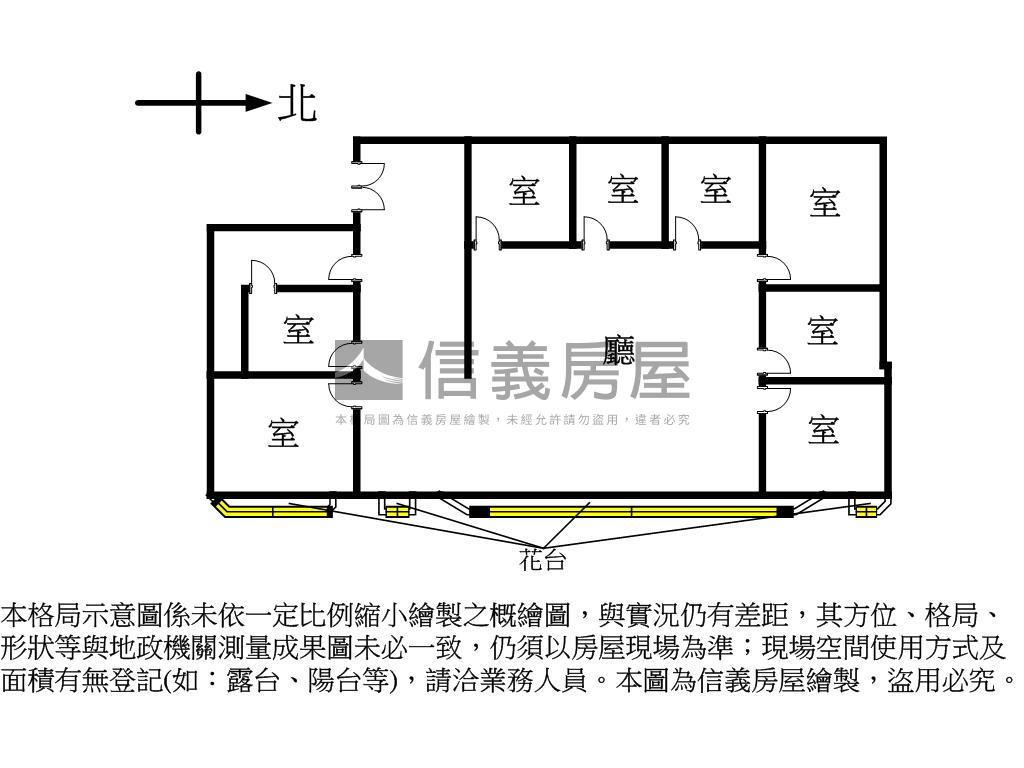 世青商業辦公大空間房屋室內格局與周邊環境