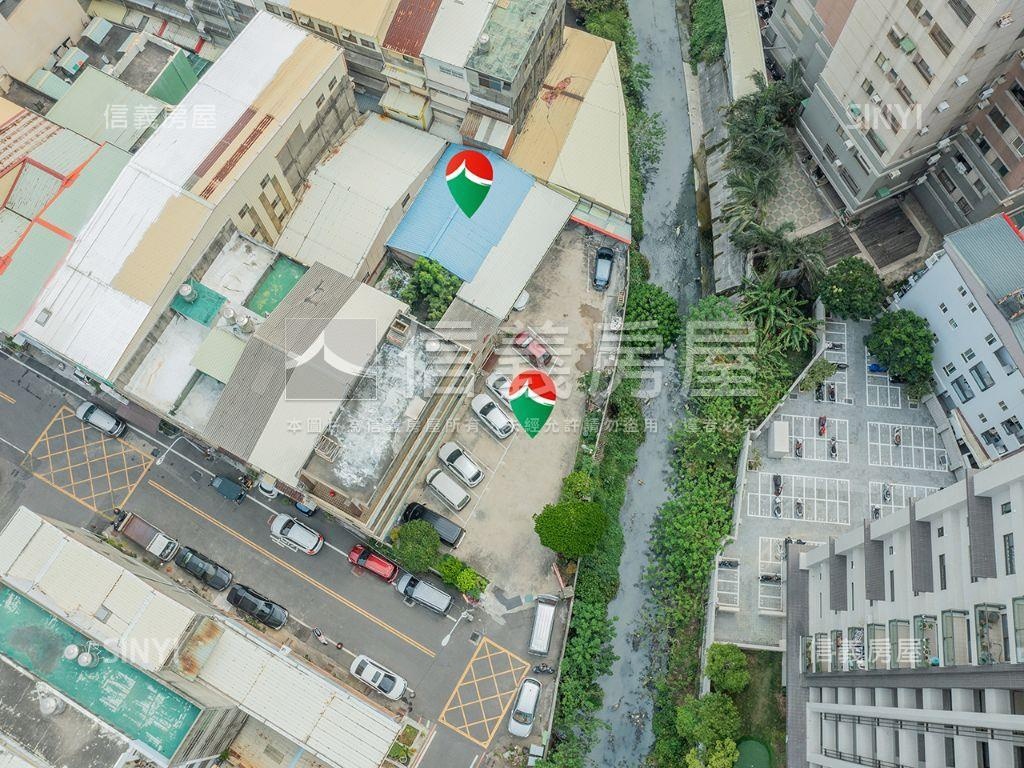 市中心中央路土地房屋室內格局與周邊環境