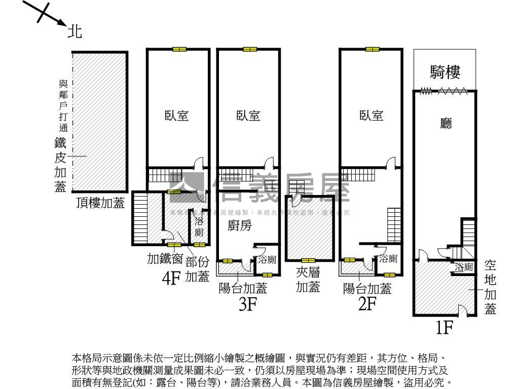 新崛江仁德街市場金店房屋室內格局與周邊環境