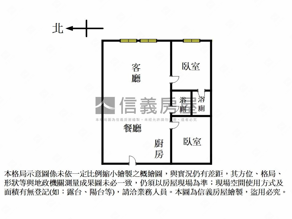 府中捷運方正大空間房屋室內格局與周邊環境