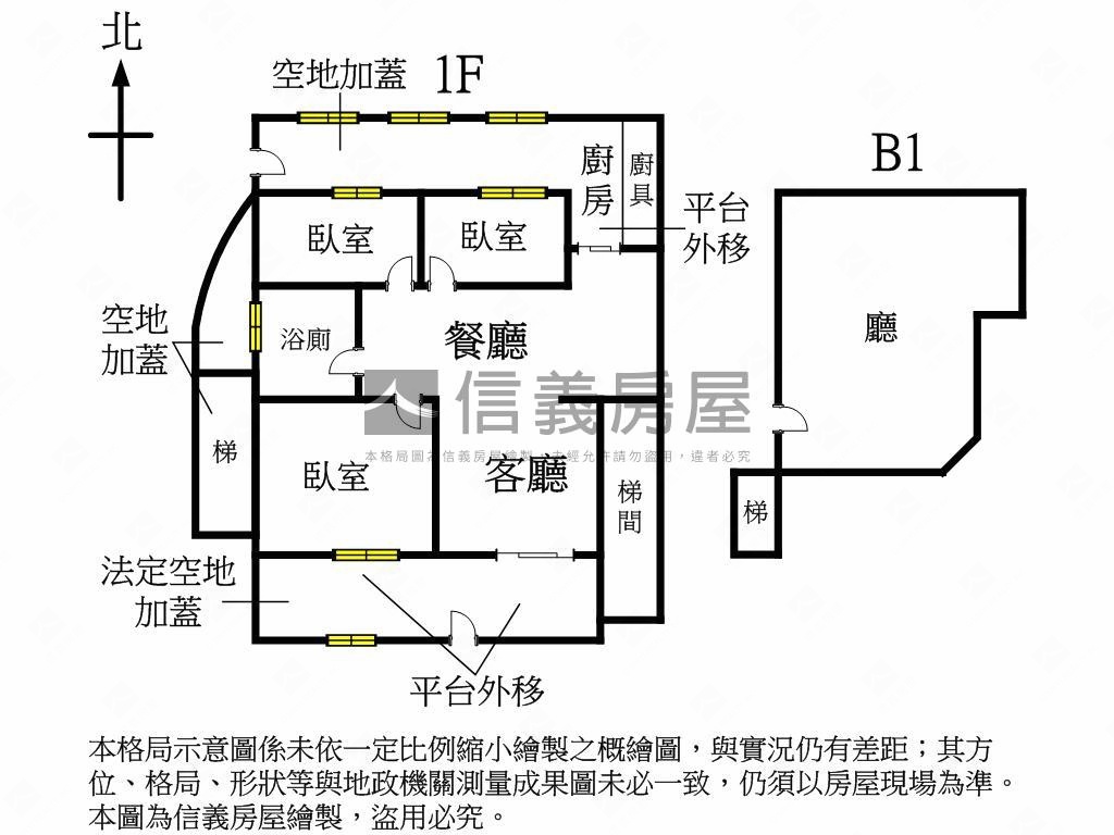 民安西路方正公寓一樓房屋室內格局與周邊環境