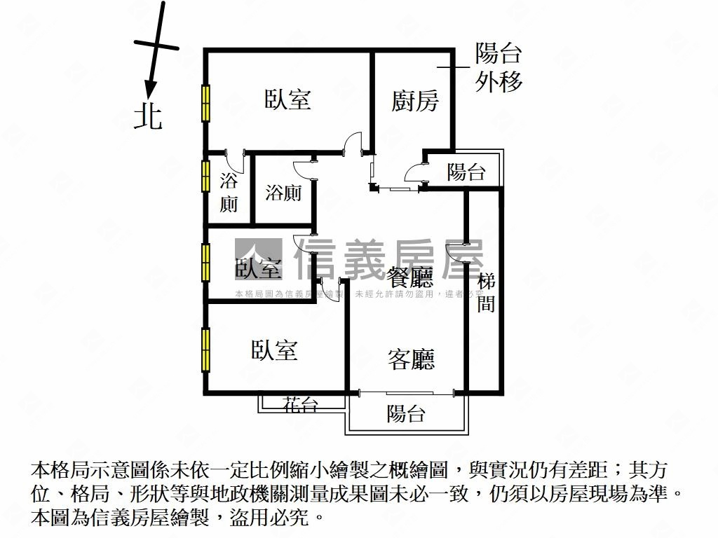 三重國小高質感低公設三房房屋室內格局與周邊環境