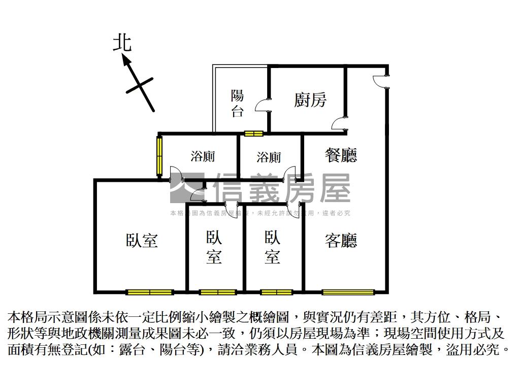 富宇｜森之樹全新三房房屋室內格局與周邊環境