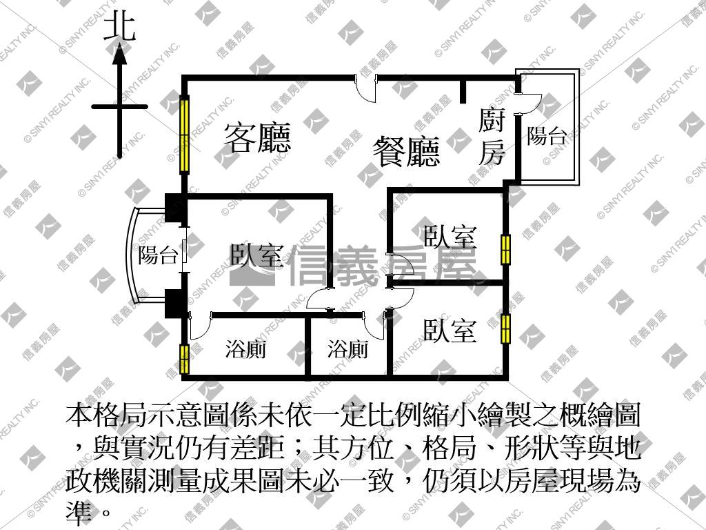 近Ａ２２一品苑大三房車位房屋室內格局與周邊環境