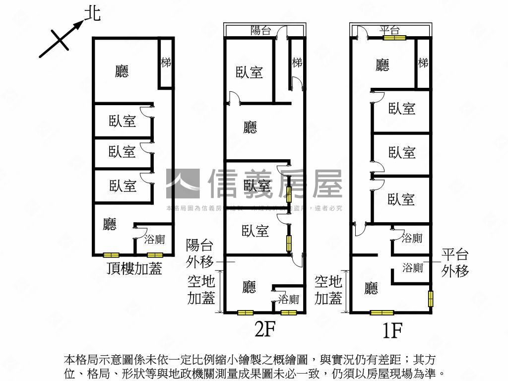 承德路四段透天房屋室內格局與周邊環境