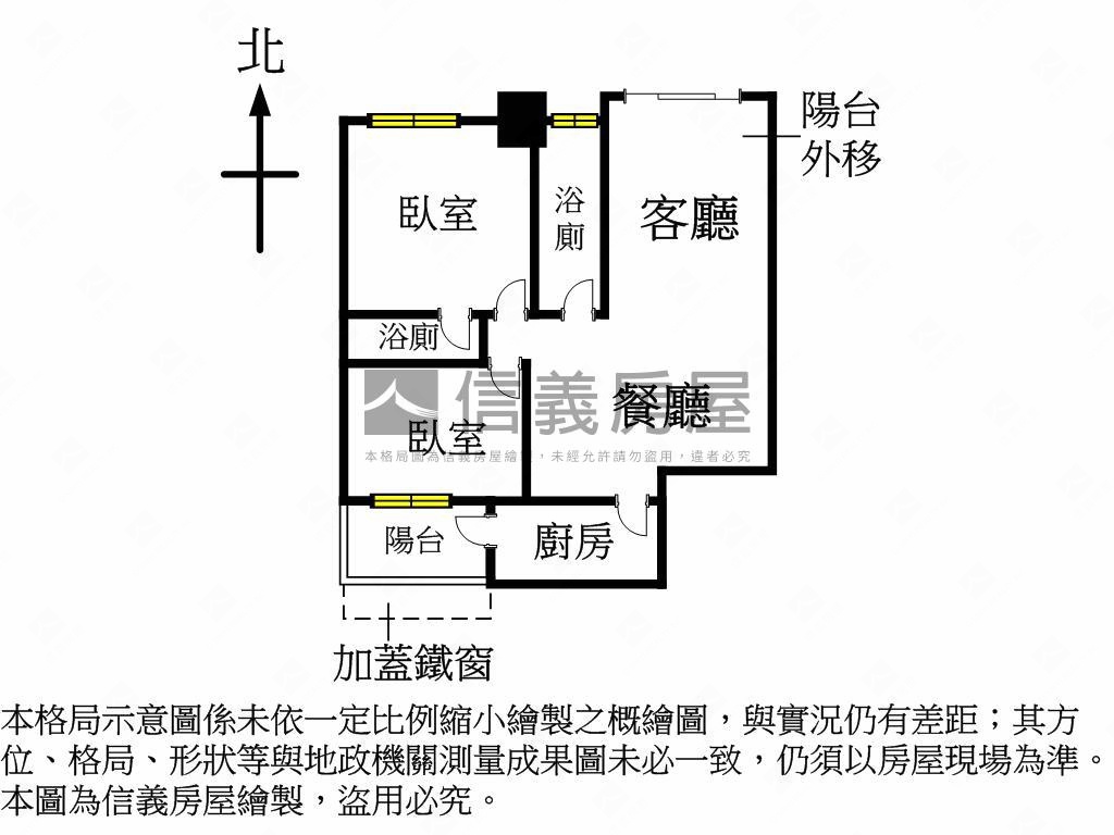 福利國小資兩房兩衛房屋室內格局與周邊環境