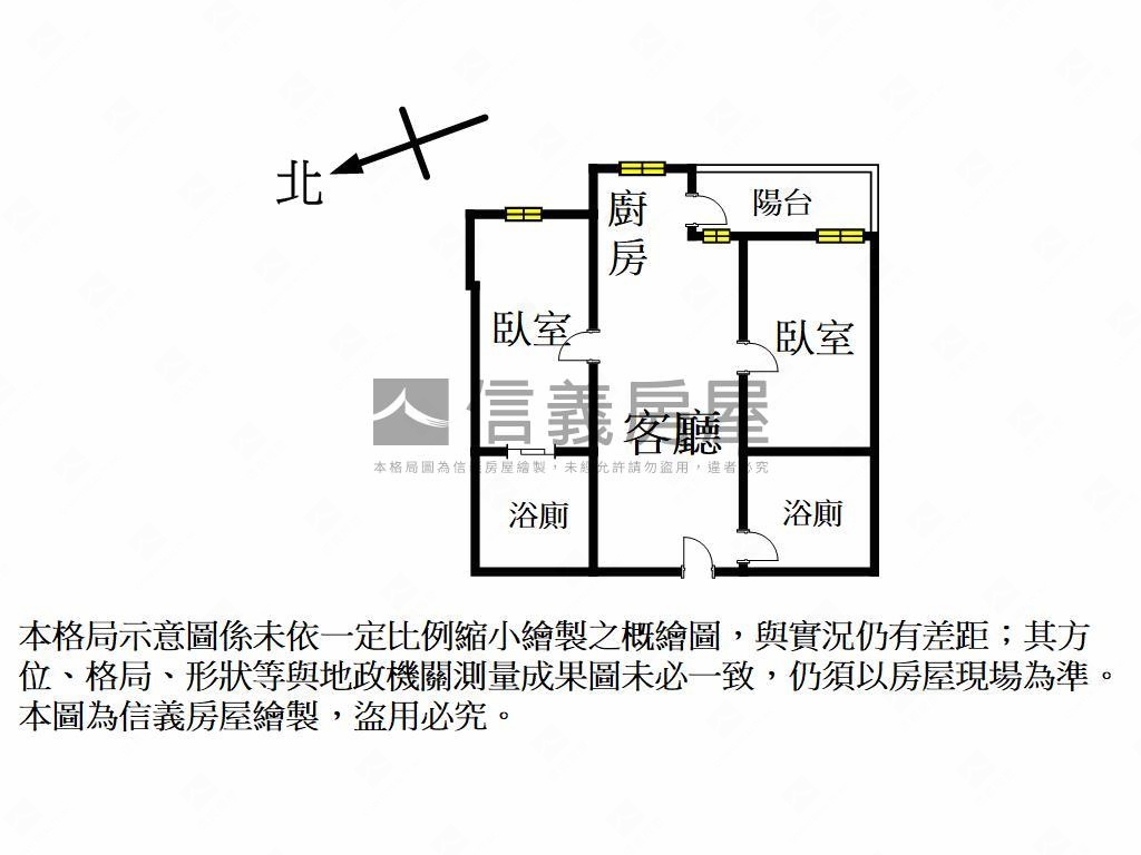 【ＵＩ】高樓採光２房平車房屋室內格局與周邊環境