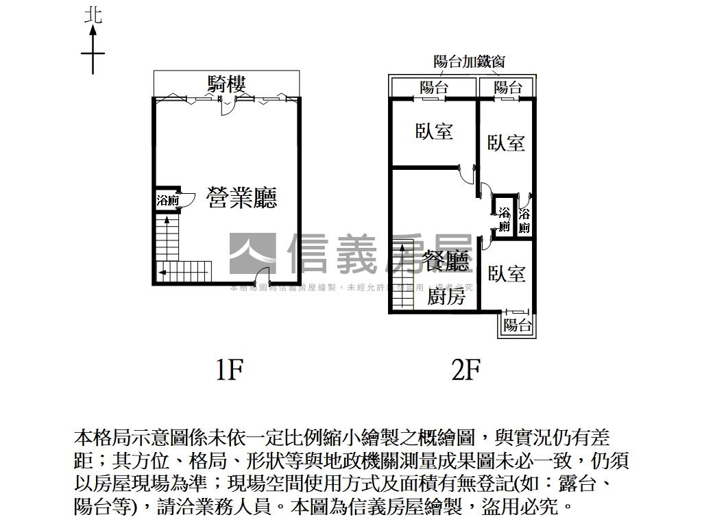 面寬約７米安平１－２樓店房屋室內格局與周邊環境