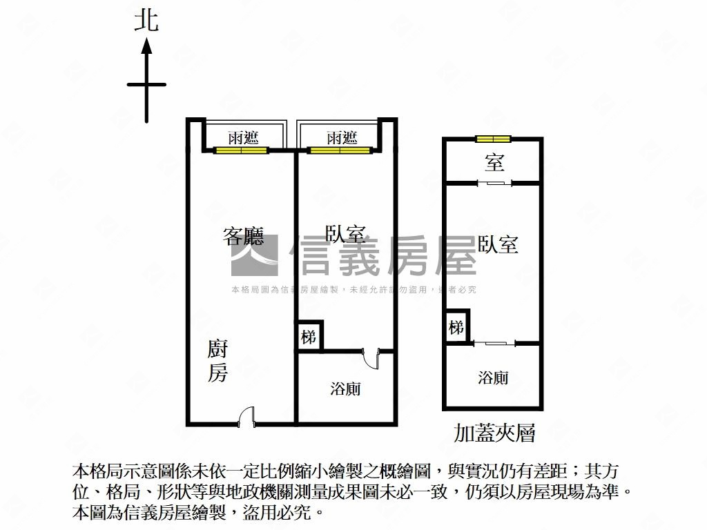 卡爾頓景觀後棟美美屋房屋室內格局與周邊環境
