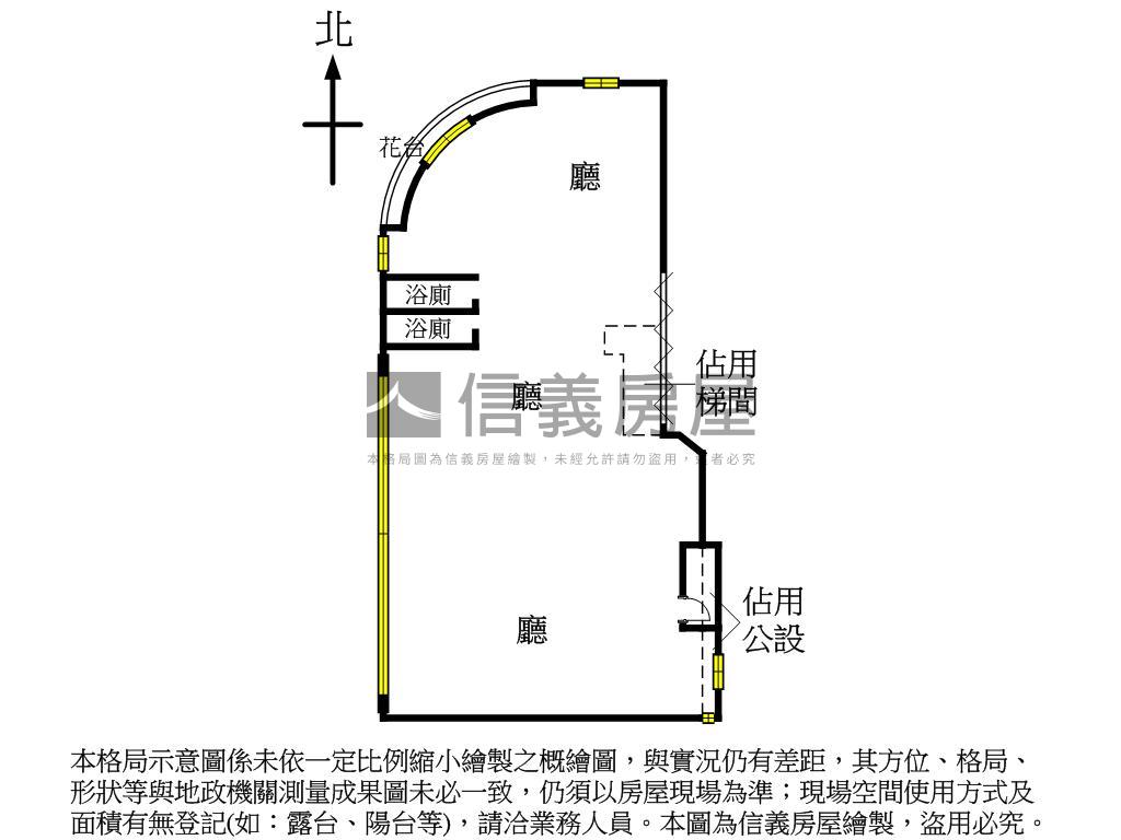 富山世貿氣派辦公房屋室內格局與周邊環境