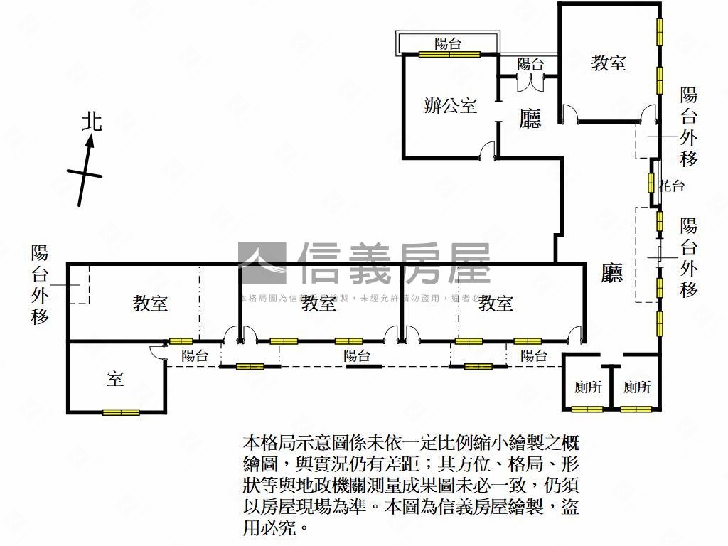 近家樂福巴黎富邑幼兒園房屋室內格局與周邊環境