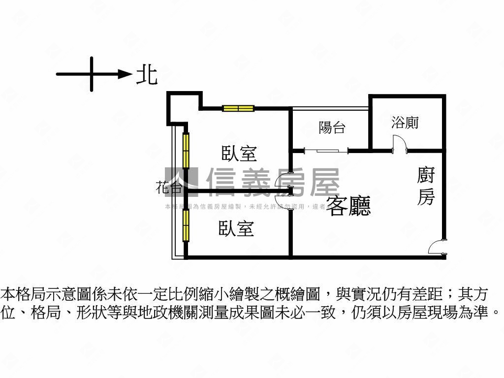 江山萬里美景遠眺台北兩房房屋室內格局與周邊環境