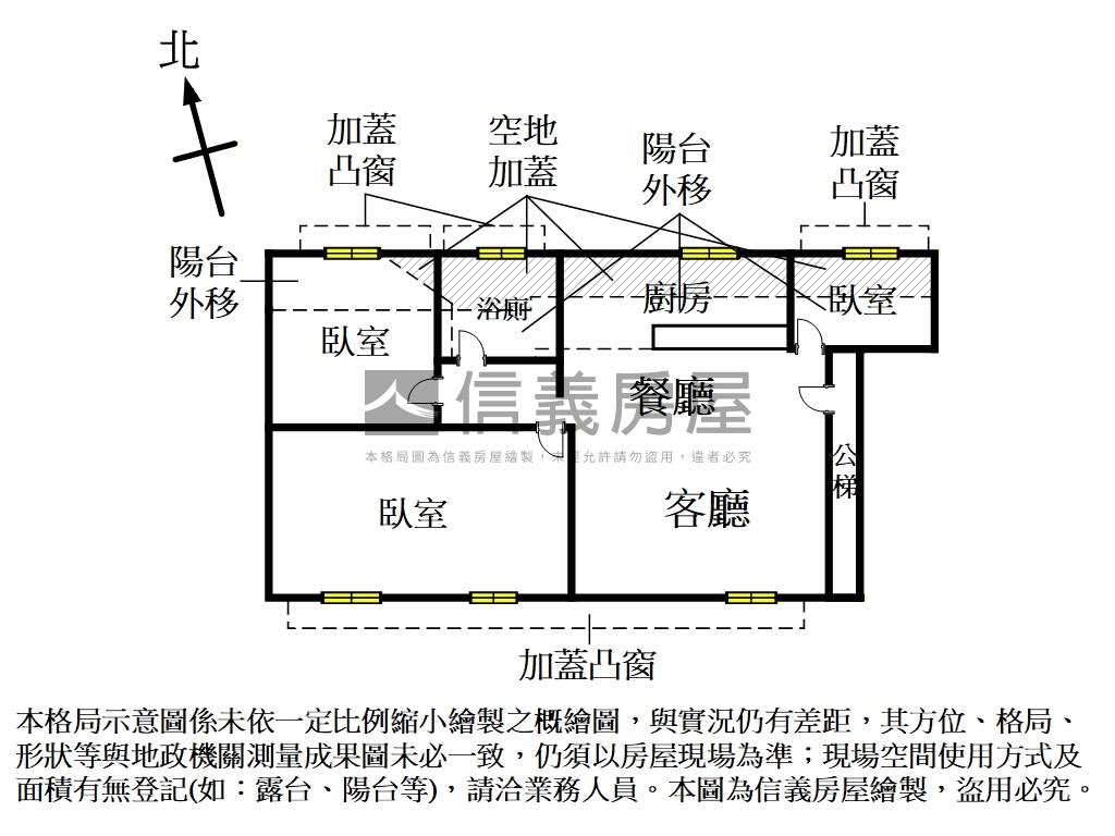 近捷運⭐金華學區公寓３樓房屋室內格局與周邊環境