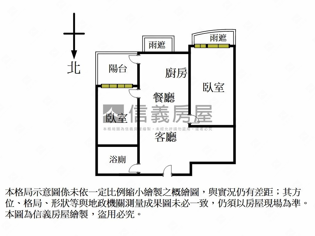 城易迅兩房＋車位房屋室內格局與周邊環境