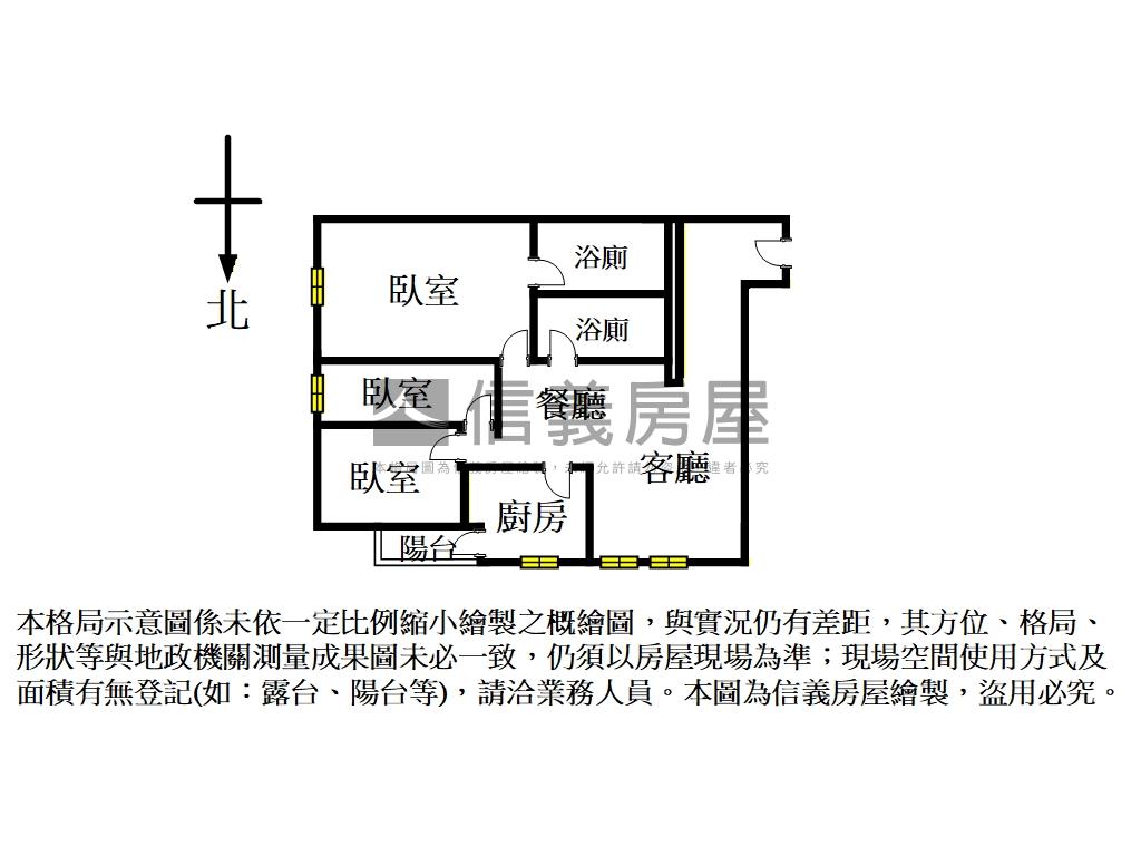 科技捷運三房車位房屋室內格局與周邊環境