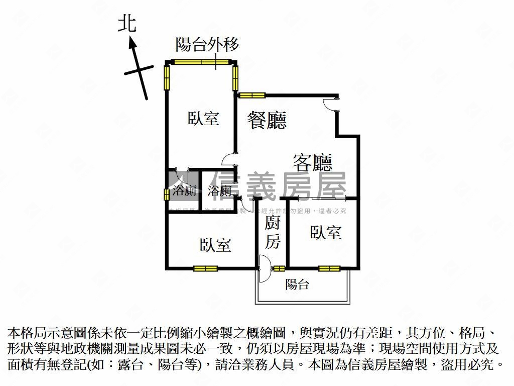 大墩學區青安首購三房車位房屋室內格局與周邊環境