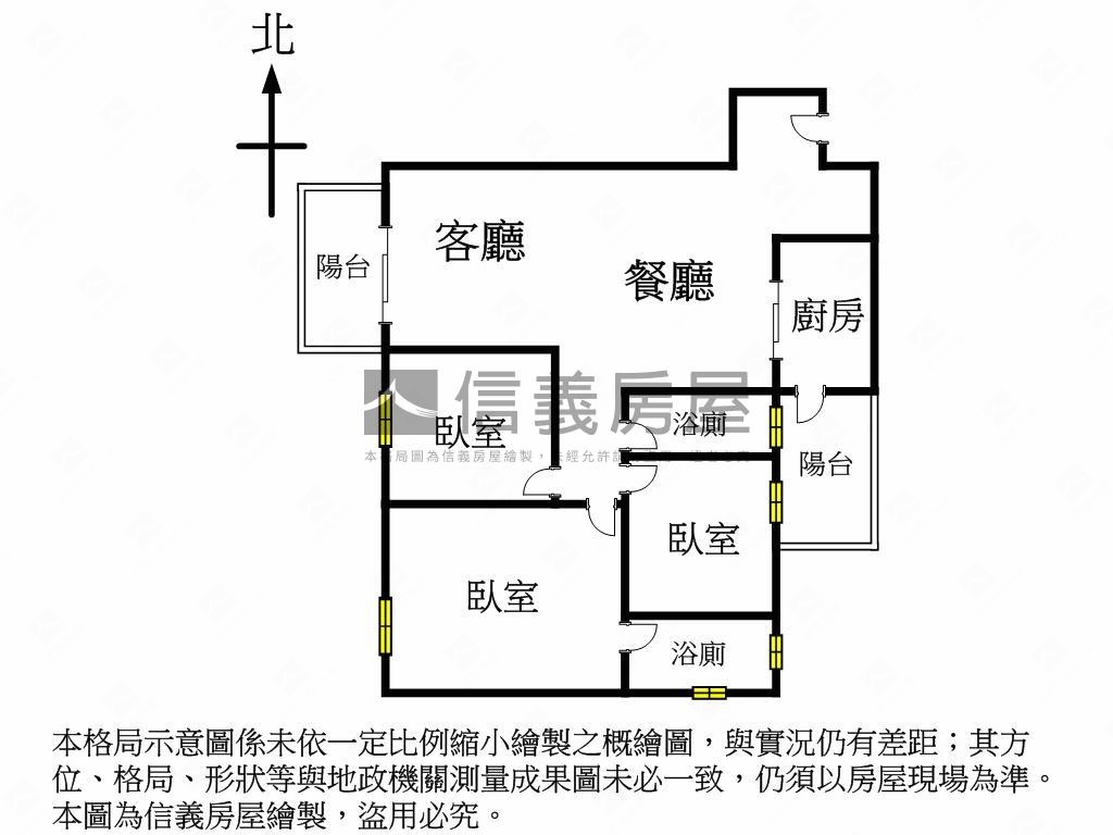 佳福大於頂樓三房平車房屋室內格局與周邊環境