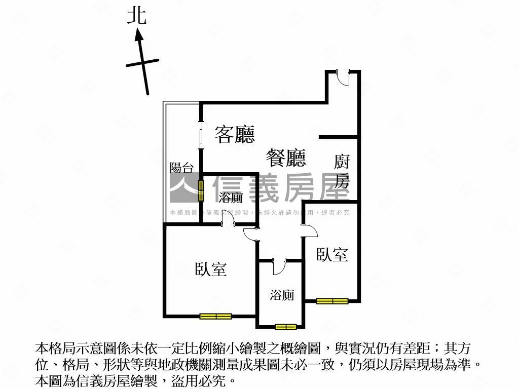昇揚臻澄★全新兩房未入住房屋室內格局與周邊環境