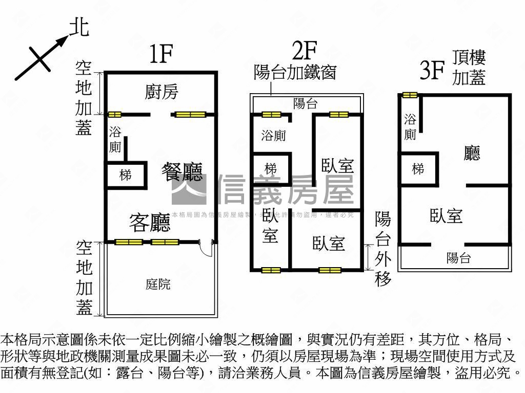 近新光面寬住商用透天房屋室內格局與周邊環境