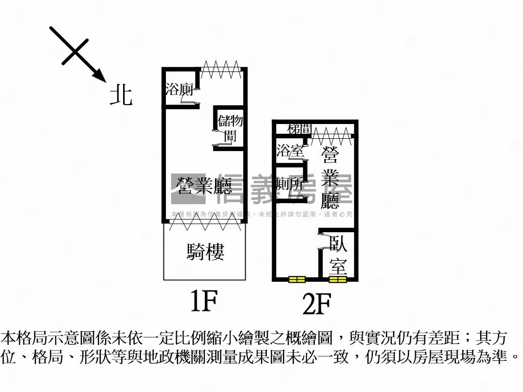 自強市場傳家透天店面房屋室內格局與周邊環境