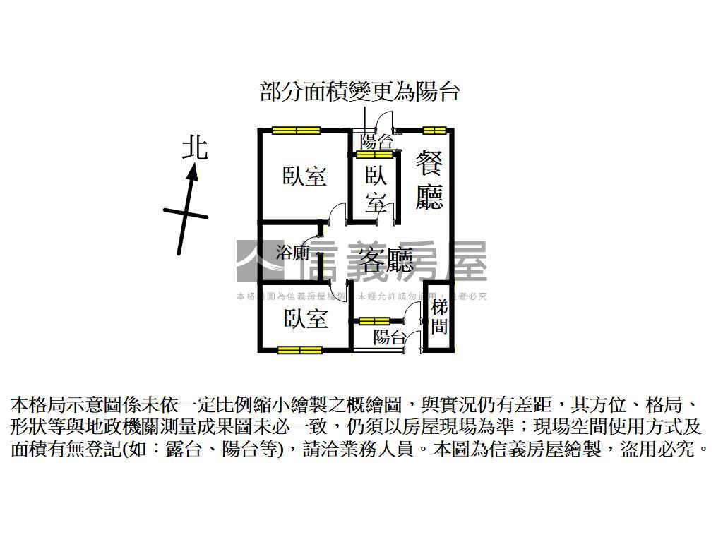 近萬能美寓一樓房屋室內格局與周邊環境